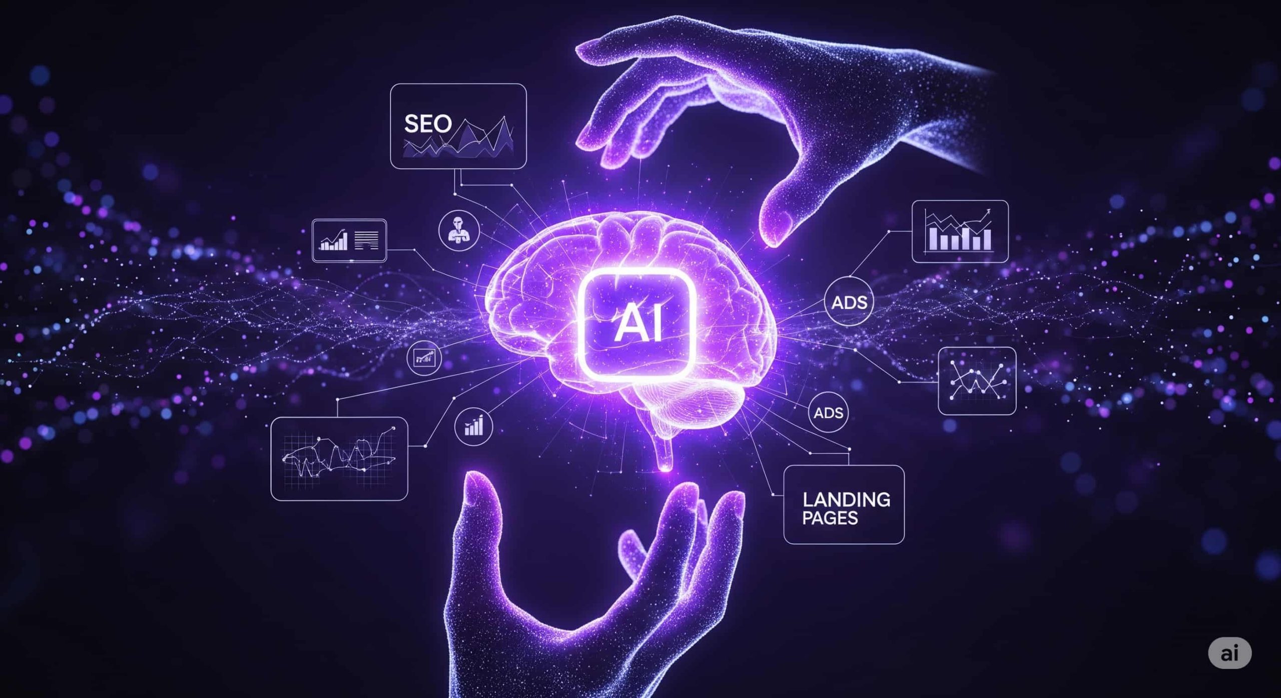 Diagram showing the integration of various AI systems for agency workflows
