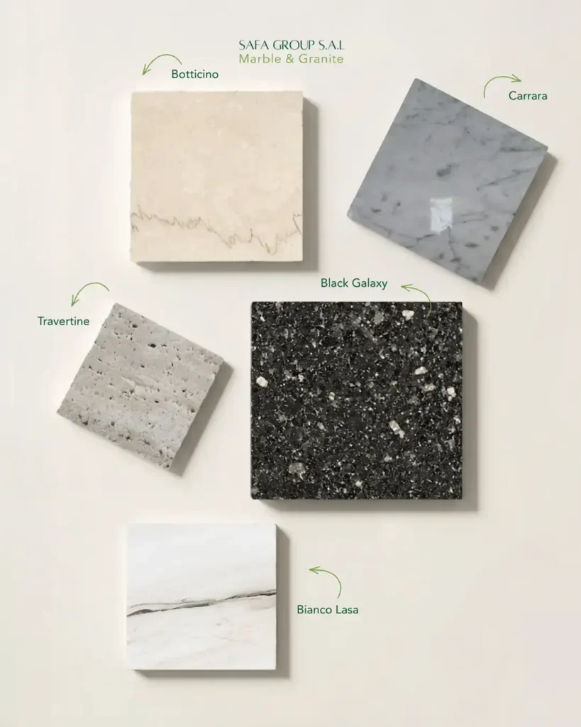 A social post example for Digital Marketing client Safa Group Marble & Granite